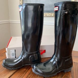 NWB Hunter Original Tall Gloss Rainboot